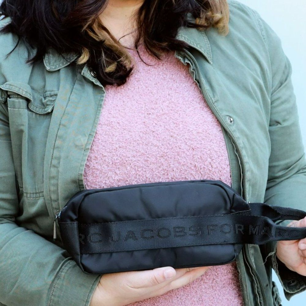 NEW Marc Jacobs Nylon Travel/Airplane Dopp Kit Toiletry Case in Black